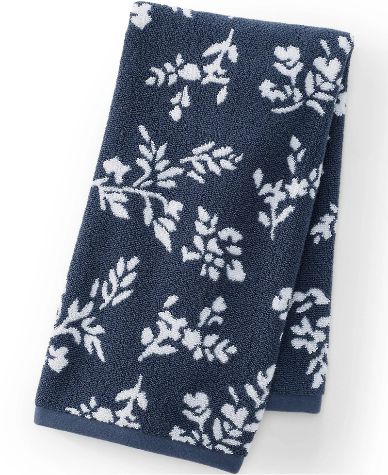 Lands' End Cotton Jacquard Hand Towel