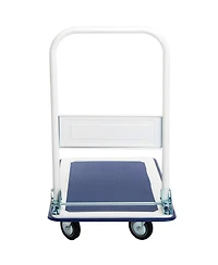 Sugift 330 lbs Platform Cart Dolly Foldable Warehouse Push Hand Truck