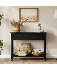 Streamdale Furniture Daisy Series Console Table (Black