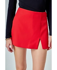 endless rose Women's Slit Detail Skort