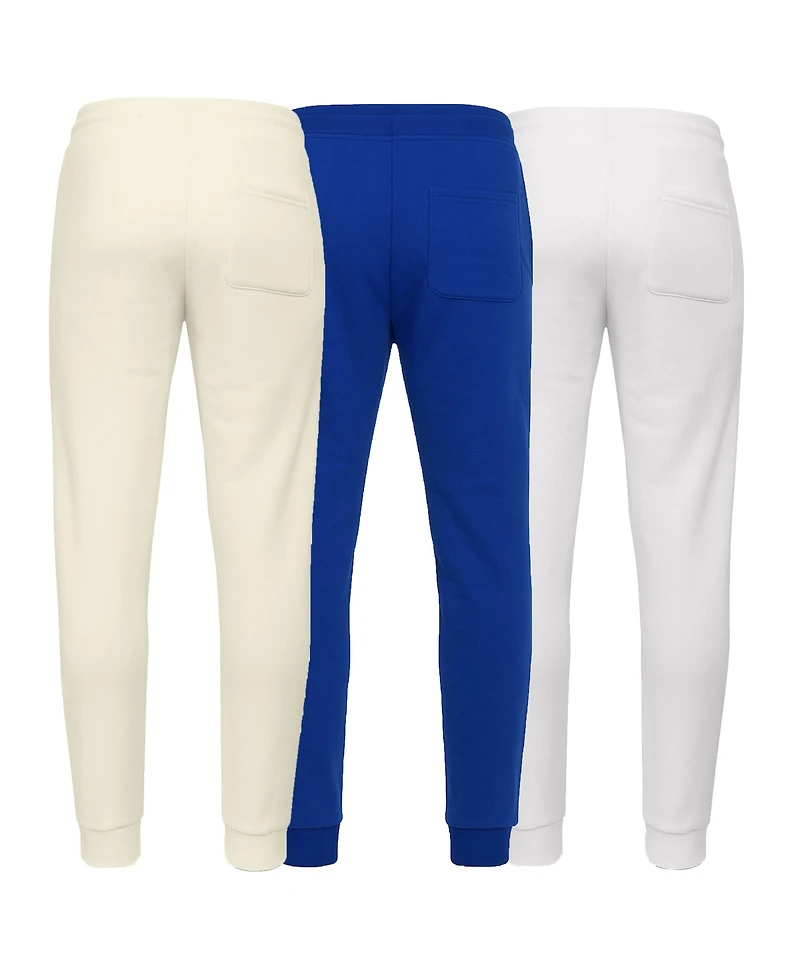 Galaxy By Harvic Men's Slim-Fit Jogger Sweatpants, 3-Pack