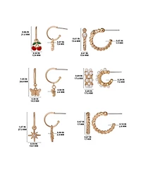 Jessica Simpson Hoop Earrings - Set of 6