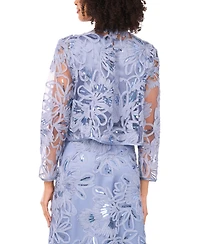 Msk Women's Soutache Tank and Open Front Jacket Dress