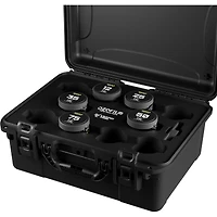 Dzofilm Vespid Prime Cinema 5-Lens Kit with 12mm T2.8 and 25mm, 35mm, 50mm, 75mm T2.1 Lens for Pl & Ef Mount