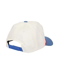 Spongebob Squarepants Men's Chum Bucket Manager White & Blue Retro Grandpa Snapback Hat