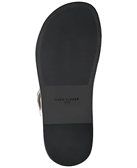 Marc Fisher Ltd Women's Gia Double Band Flat Slip-On Sandals