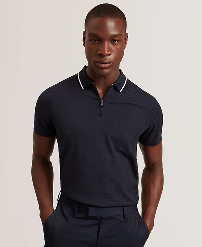 Ted Baker Men's Cophen Short-Sleeve T-Stitch Polo Shirt