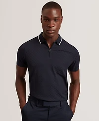 Ted Baker Men's Cophen Short-Sleeve T-Stitch Polo Shirt