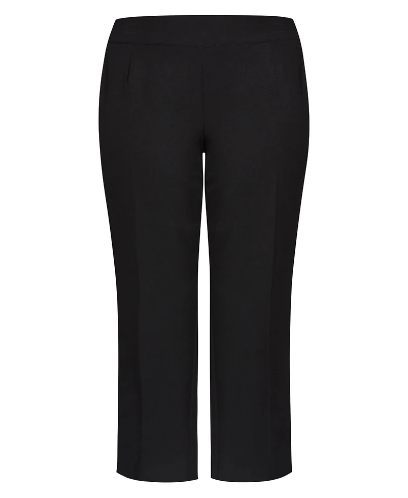 Avenue Women's Plus Petite Cool Hand Pull On Pant