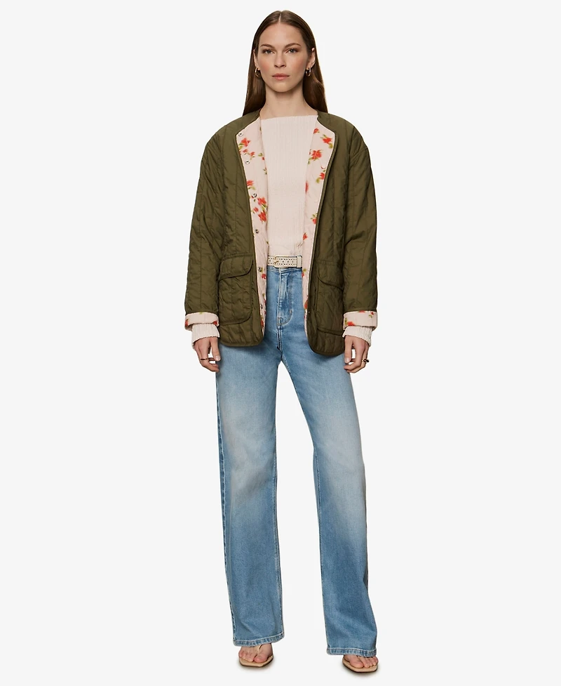 Sanctuary Women's Textured Boat Neck Top