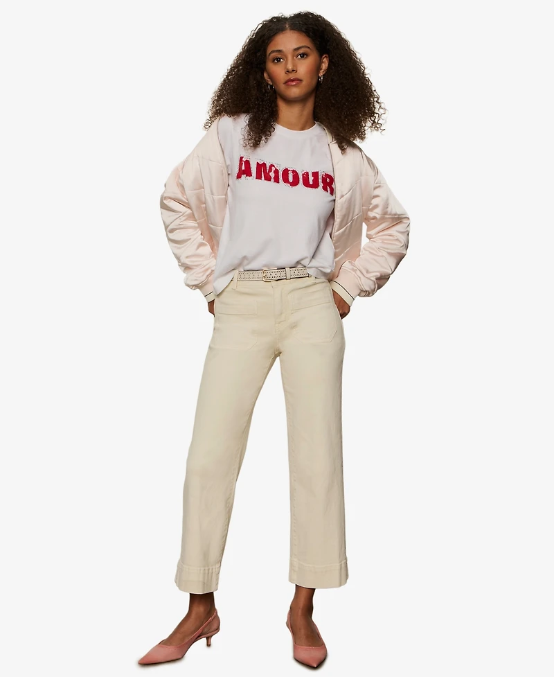 Sanctuary Women's Short-Sleeve Crewneck T-Shirt