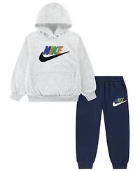Nike Boys' 4-7 Long-Sleeve Hoodie and Pants, 2-Piece Set