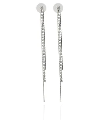 BCBGeneration Chain Fringe Long Drop Earrings