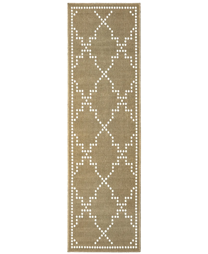 Oriental Weavers Marina 7765Y 2'3" x 7'6" Indoor/Outdoor Runner Area Rug