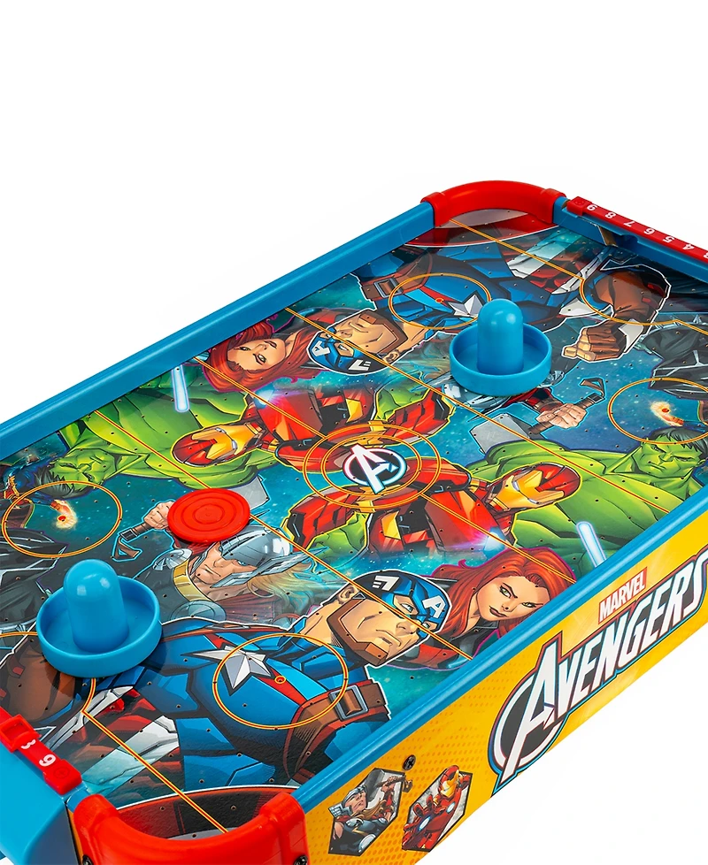 World Tech Toys Avengers Electronic Tabletop Air Hockey Wood