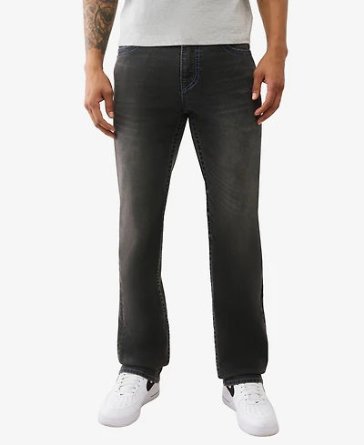 True Religion Men's Ricky Straight-Fit Big T Jeans