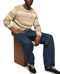 Lucky Brand Men's Space Dye Crewneck Sweater