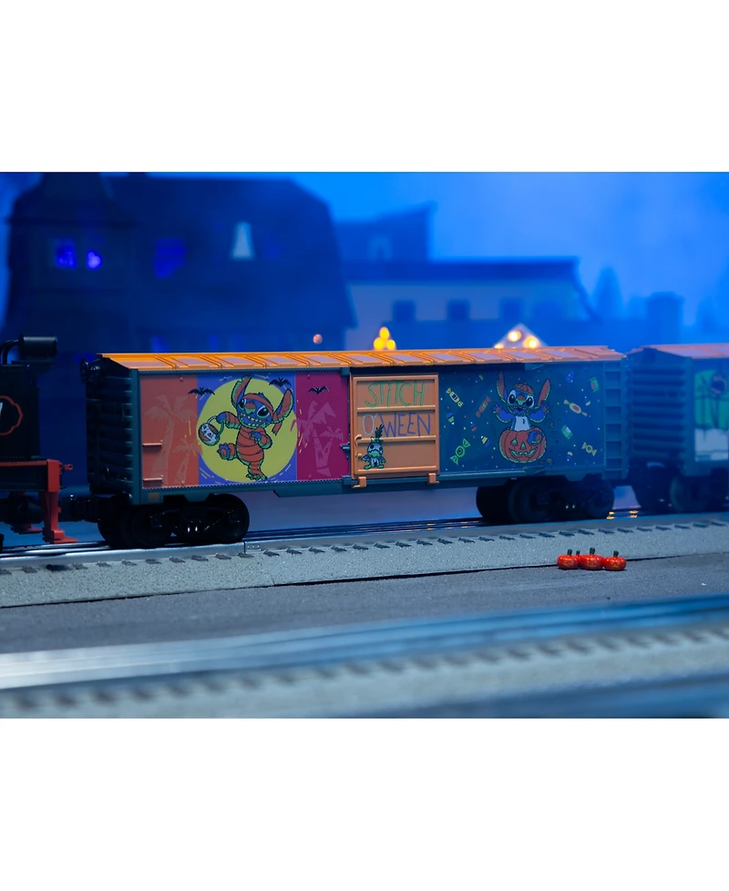 Lionel Disney Stitch Halloween O Gauge Model Train Boxcar