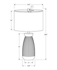 Monarch Specialties Lighting 27" Ceramic Table Lamp