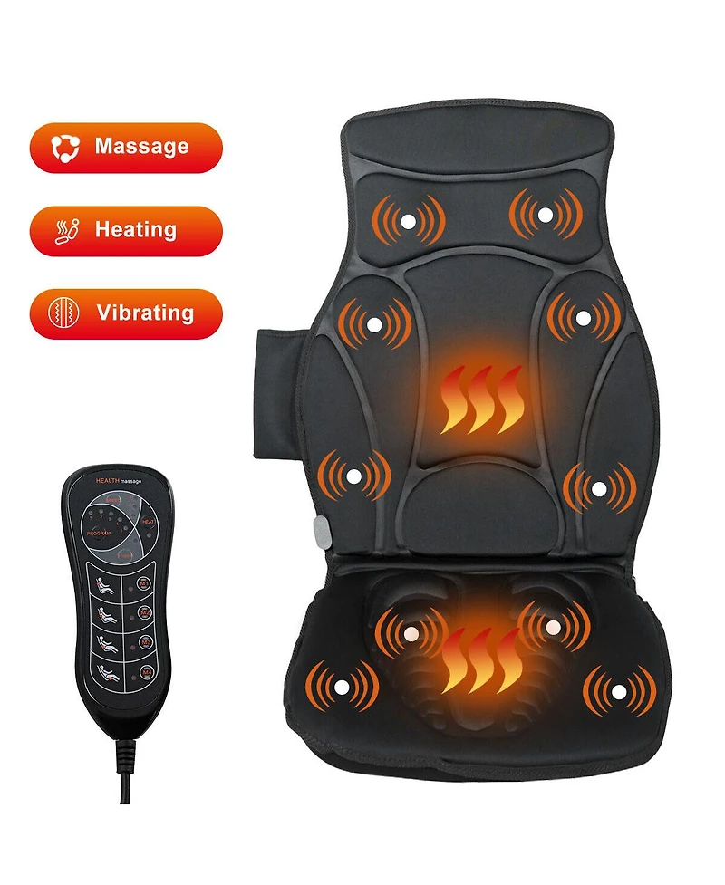 Sugift Foldable Full Body Massage Mat with 10 Vibration Motors