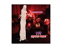 Mondawe 6ft Halloween Animated Standing Mummy with Led Red Glowing Eyes
