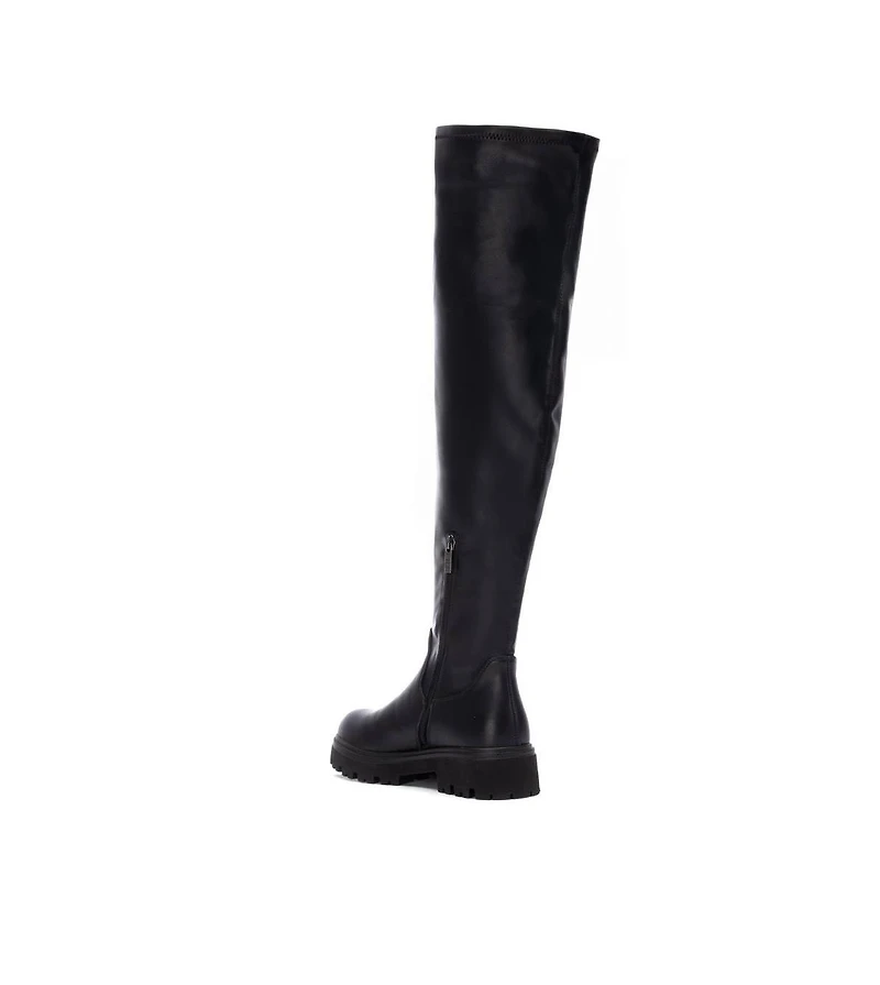 Xti Women's Stretchy Tall Boots – Flexible Fit, Sleek Design, Knee-High Fashion Footwear