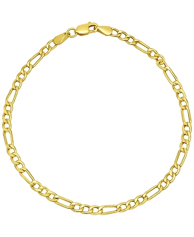 Macy's Figaro Link Bracelet in 18k Yellow Gold