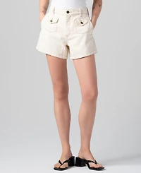 Blank Nyc Women's High-Rise Zipper Fly Shorts