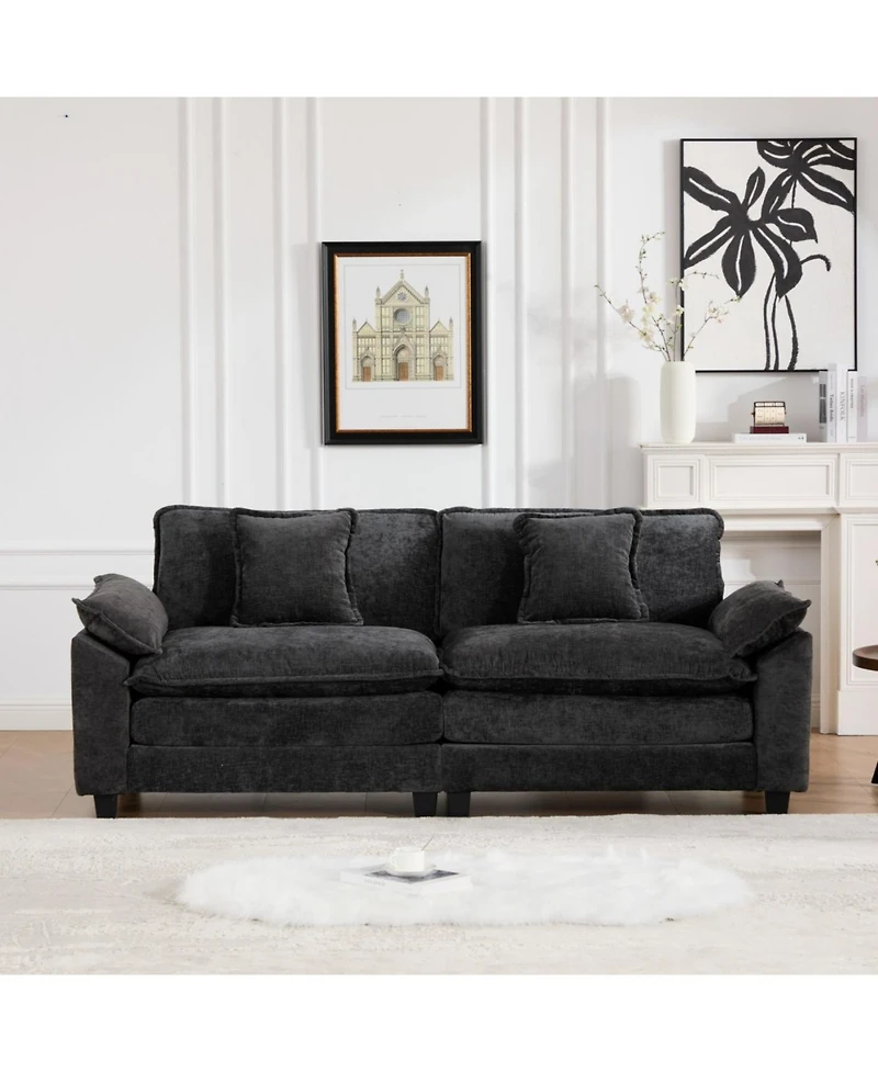 Streamdale Cloud Couch: Ultimate Comfort Chenille Sofa with Ergonomic Support