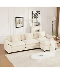 Streamdale Cloud Couch: Flexible, Modular Chenille Sofa for Ultimate Comfort