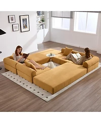 Streamdale Furniture Streamdale Convertible Folding Sofa Bed with Pillow Back Handrail