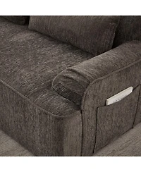 Streamdale Furniture Streamdale Chenille L-Shape Luxury Sectional Sofa