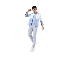 Campus Sutra Men's Ombre Contrast Shirt