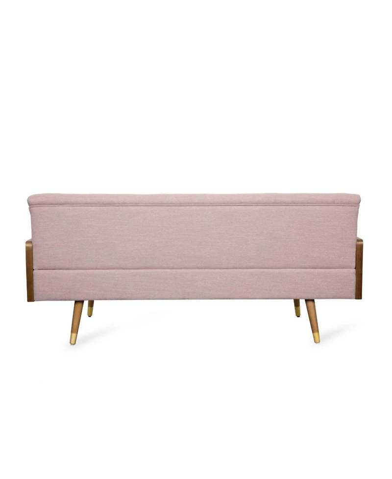 Streamdale Furniture Aidan Mid-Century Modern Tufted Fabric Sofa