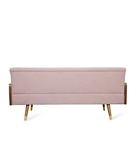 Streamdale Furniture Aidan Mid-Century Modern Tufted Fabric Sofa