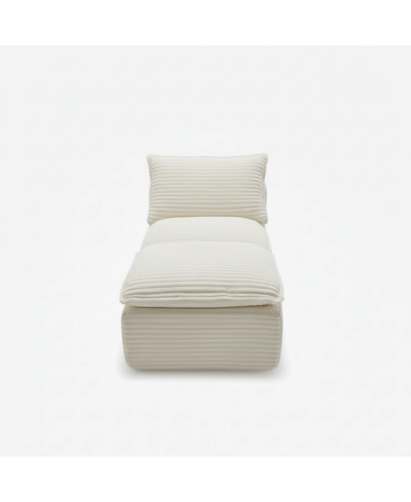 Streamdale Modern corduroy cloud sofa, freely combined, comfortable sitting experience.
