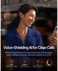 Baseus Inspire XC1 Open Ear Clip-On Earbuds, Sound by Bose, Dolby Audio