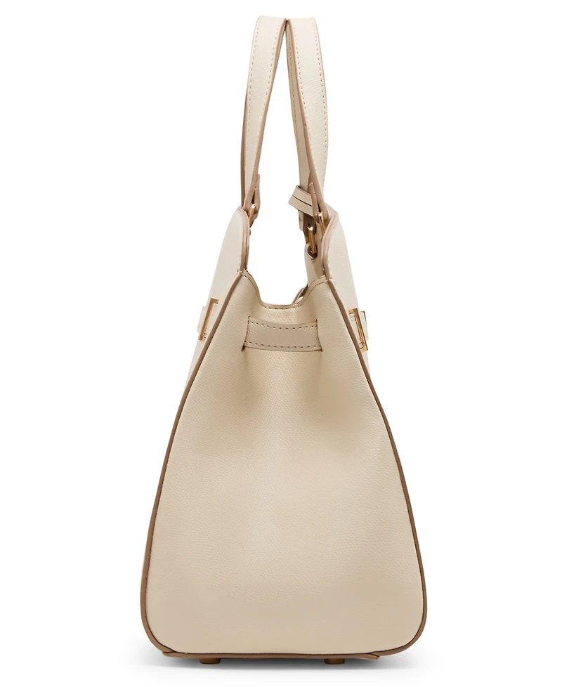 Anne Klein Large Belted Satchel with Convertible Strap