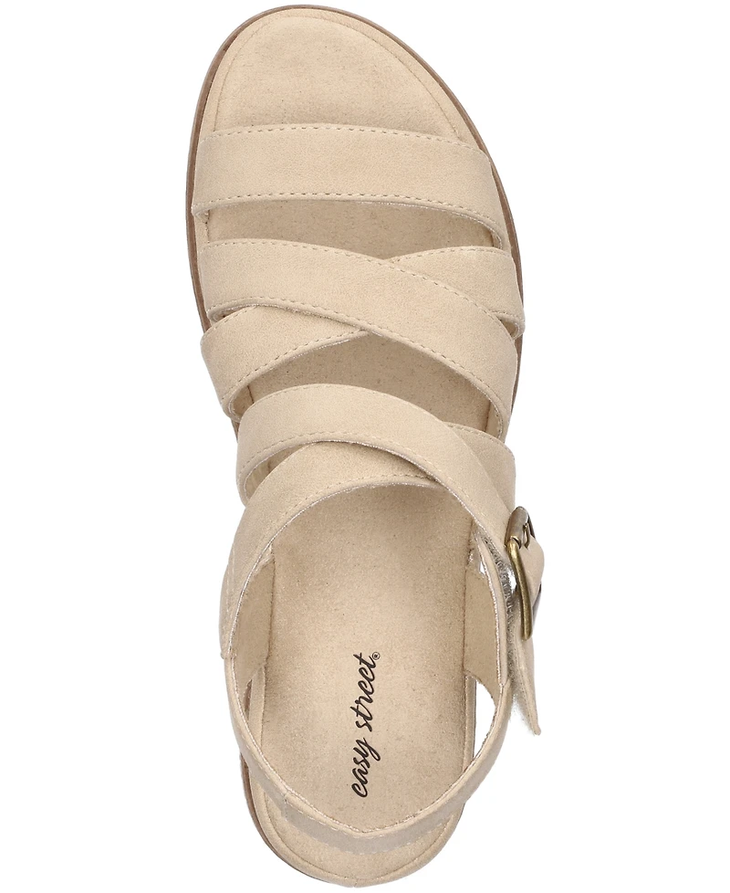 Easy Street Women's Madeline Platform Wedge Sandals