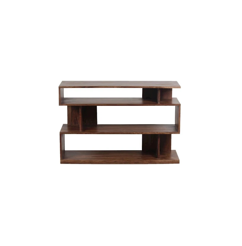 Porter Designs Portola Solid Acacia Wood Console Table, Brown