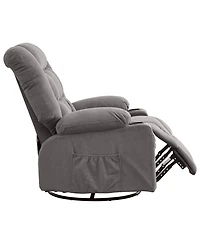 Streamdale Kneading Massage Rocker Recliner Chair with Heat, Usb Port, 2 Cup Holders
