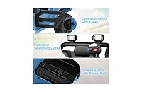 Hongge 12V Electric Ride-On Truck Car for Kids Ages 3+ with Remote Control - Navy