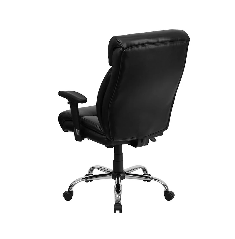 Emma+Oliver 400 lb. Big & Tall High Back Full Headrest Ergonomic Office Chair with Arms