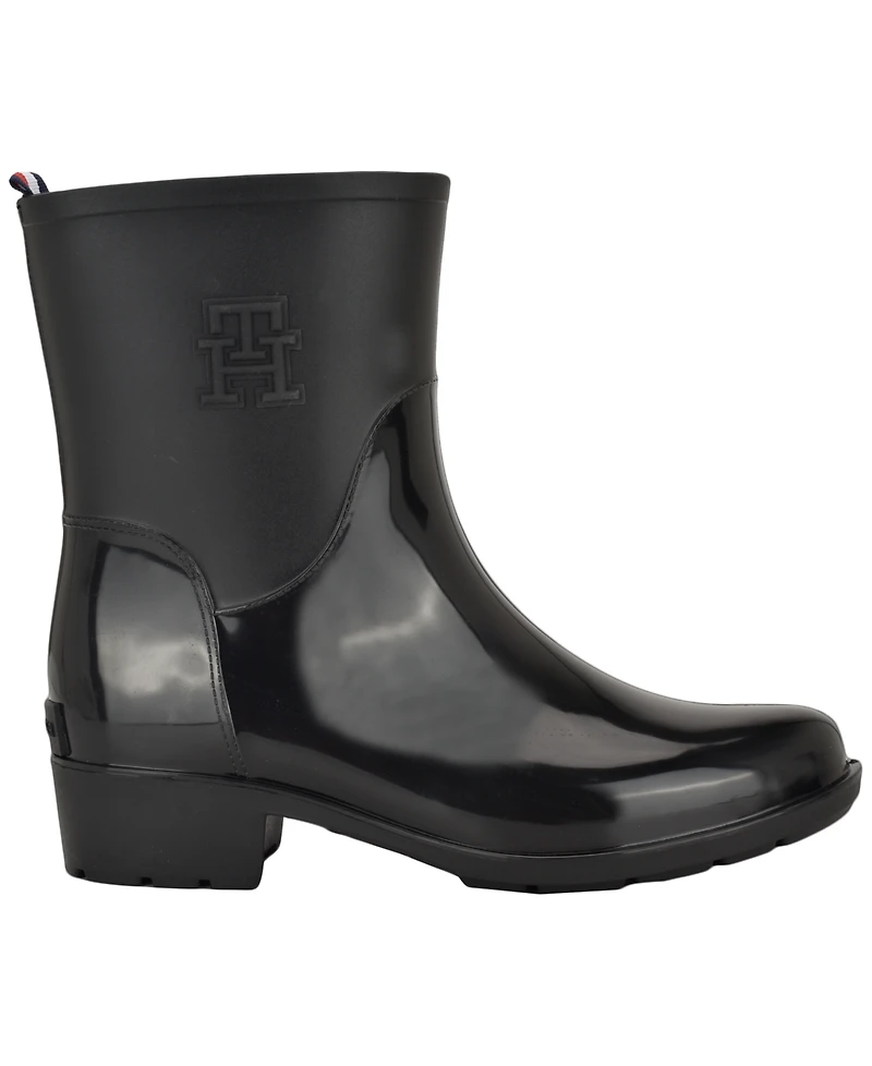 Tommy Hilfiger Women's Kippa Pull On Narrow Calf Rain Boots