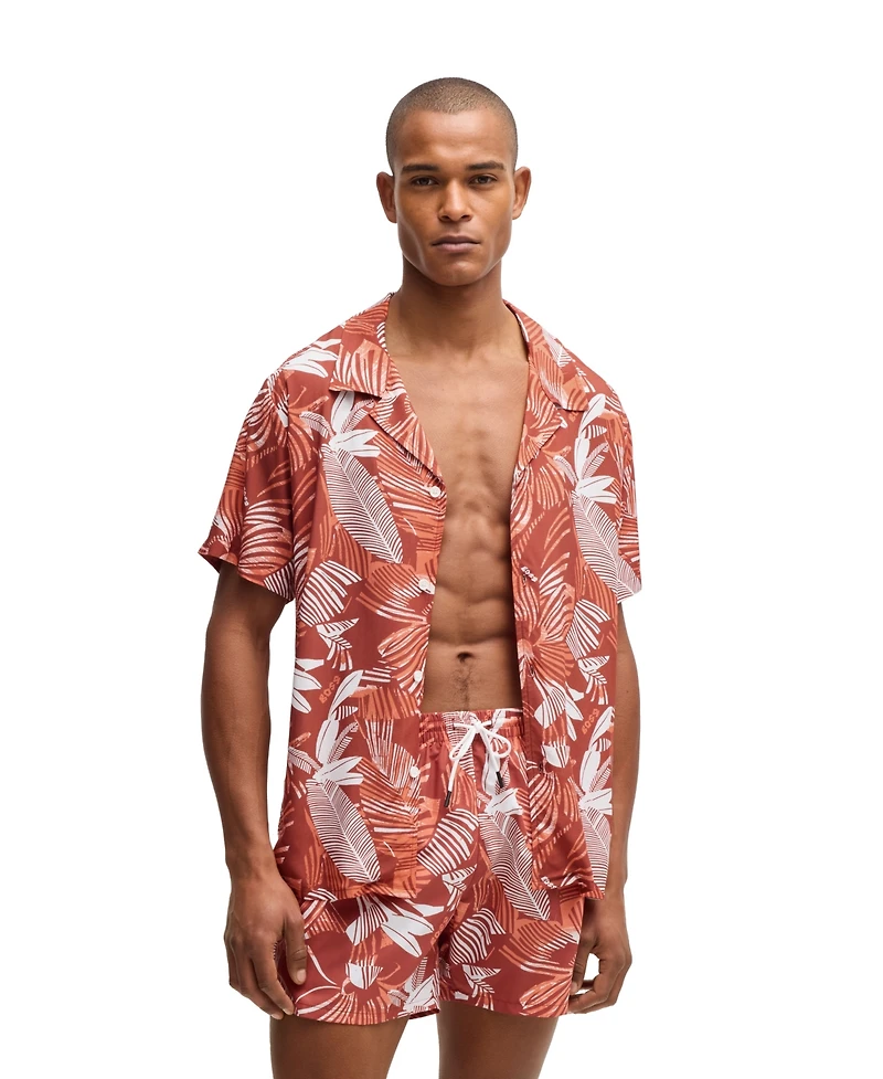 Boss by Hugo Men's Monogram Swim Shorts