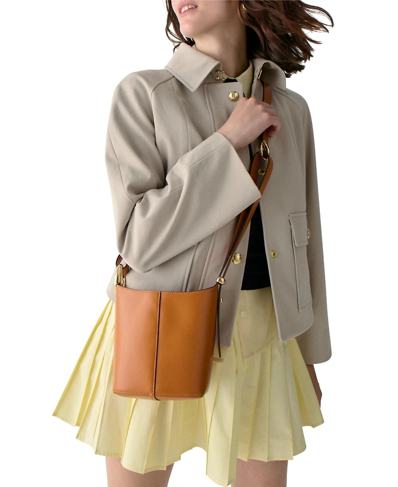 kate spade new york Halo Mini Smooth Leather Bucket Bag