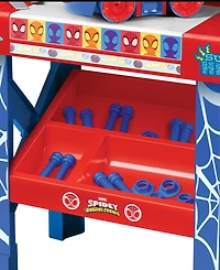 World Tech Toys Spidey and His Amazing Friends Tool Bench Playset with Take Apart Car