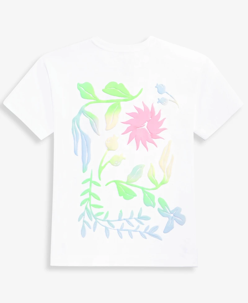 Jordan Girls' 7-16 Floral Basketball Graphic T-Shirt