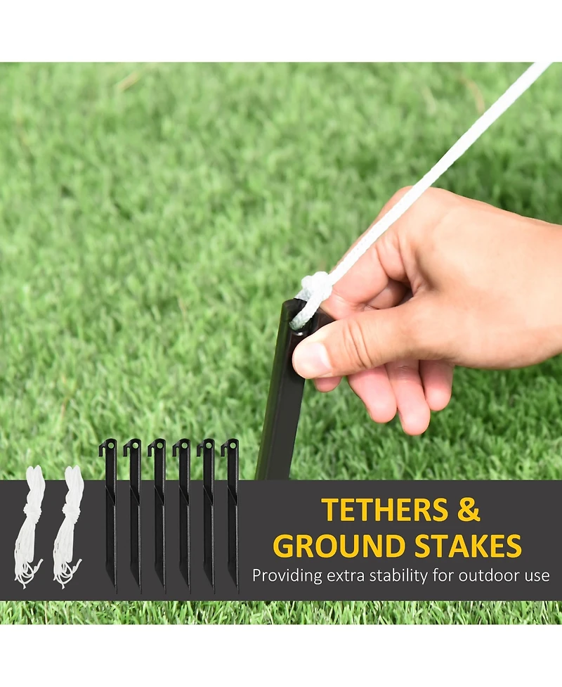 Homcom 6' Christmas Inflatable Puppy Dog Outdoor Blow-Up Display