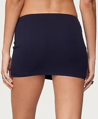 Edikted Women's Aisha Low Rise Mini Skirt